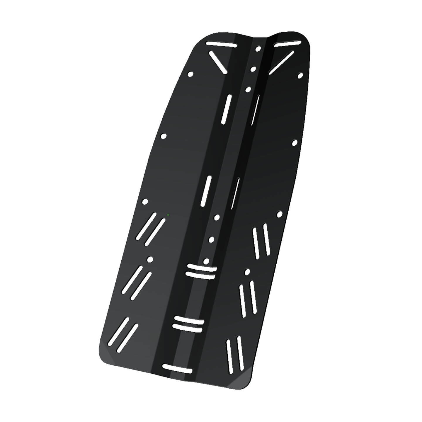 Upstream Backplate Edelstahl 3 mm Black Edition Lang